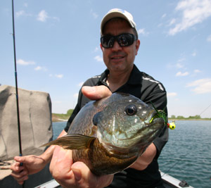 Bluegill Bob catching...bluegill!