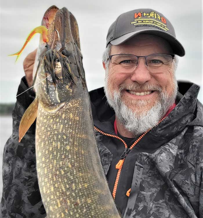 Walt with a gorgeous northern pike!