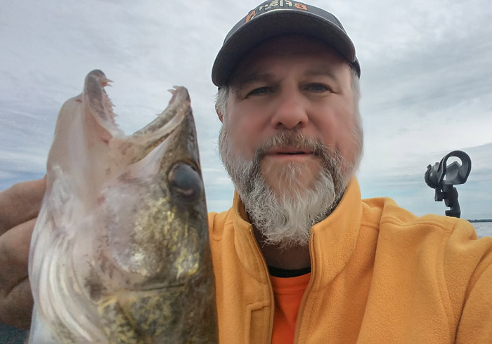 Walt and a big walleye, of course!