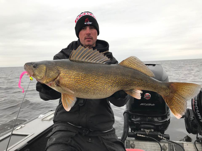 Capt. Kyle Tokarski with a Green Bay Giant!