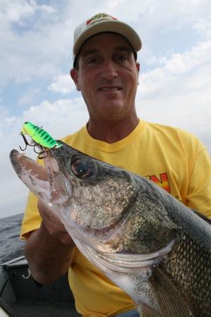 A Chartreuse B3 Blade is the ticket for Fall walleye!