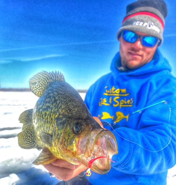 Look at this giant crappie caught by Reed!