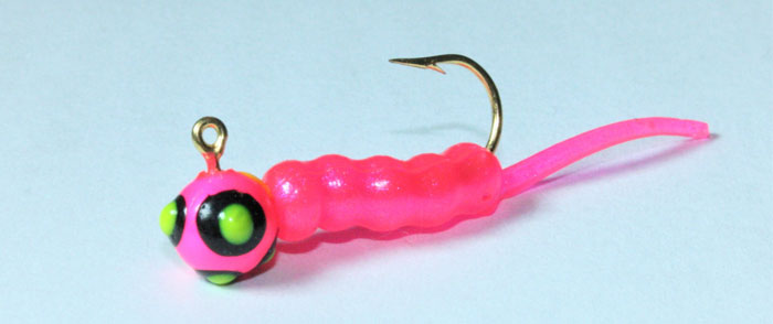 Shown a hot pink Tutso jig