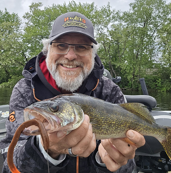 The Worm works on bass and walleye, too!