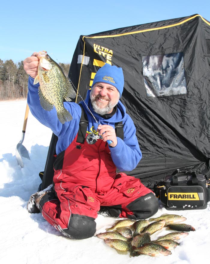 Attract Aggressive Ice Crappies After Dark With Lights (It really