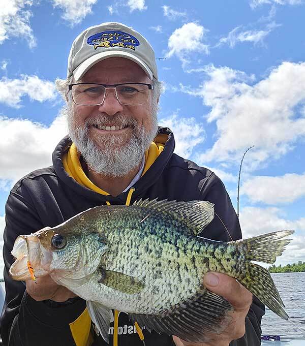 Walt holding a big crappie